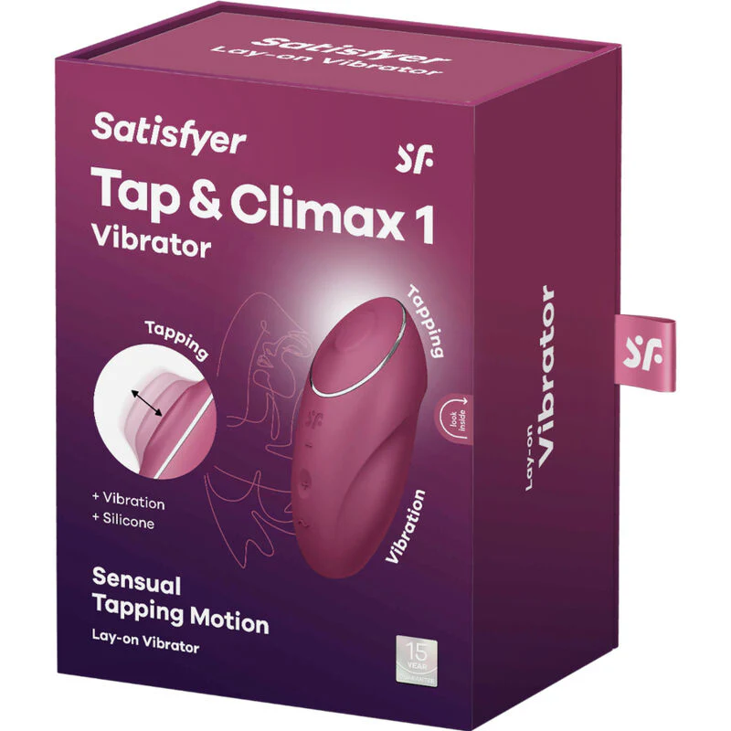 SATISFYER - TAP & CLIMAX 1 VIBRADOR LAY-ON ROJO - Image 3