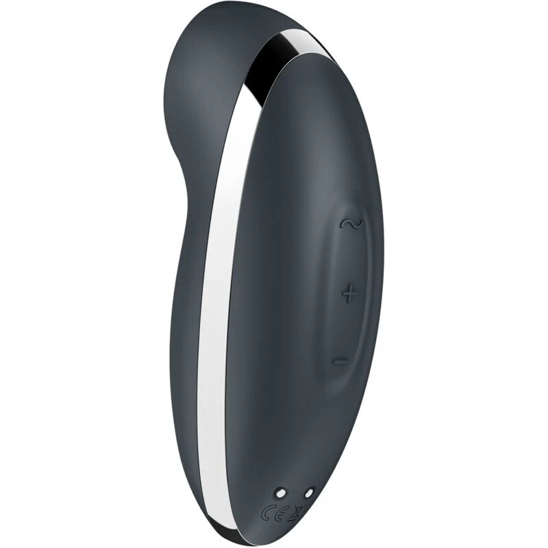 SATISFYER - TAP & CLIMAX 2 VIBRADOR E ESTIMULADOR CINZA - Image 4