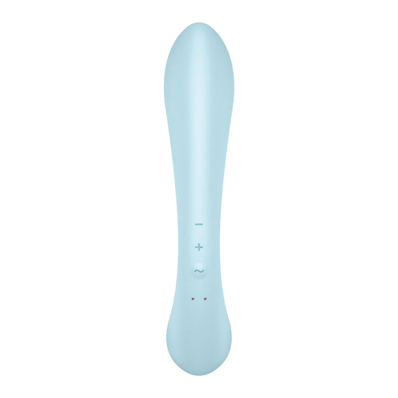 SATISFYER - TRIPLE OH VIBRADOR HÍBRIDO AZUL - Image 6