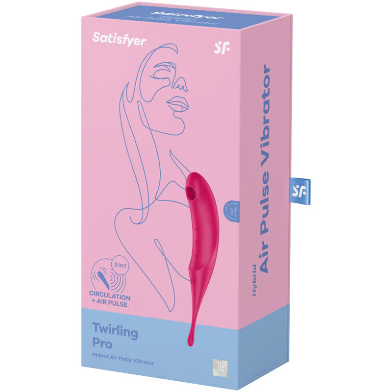 SATISFYER TWIRLING PRO ESTIMULADOR Y VIBRADOR - ROJO - Image 12