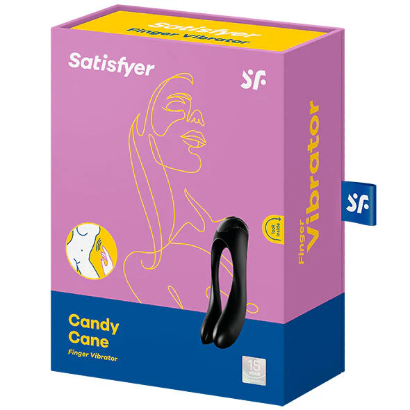 SATISFYER - VIBRADOR DE DEDO CANDY CANE LARANJA - Image 8