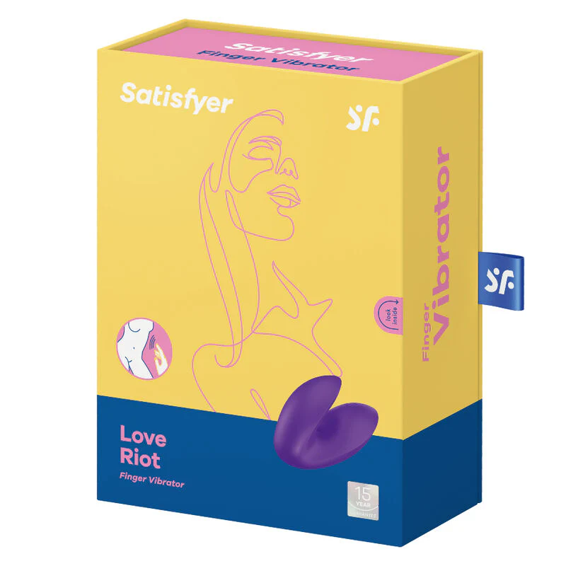 SATISFYER - VIBRADOR DE DEDO LOVE RIOT ROXO - Image 12