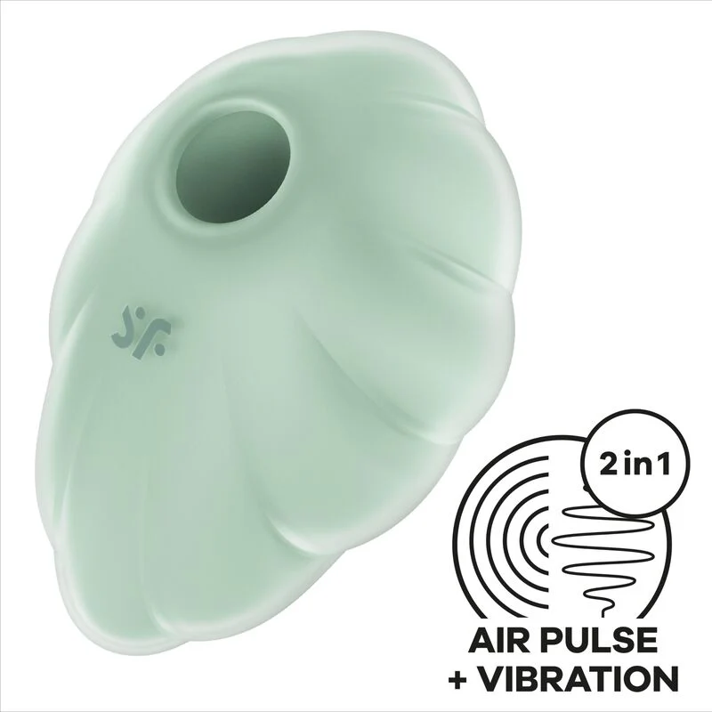 SATISFYER - VIBRADOR DE PULSO DE AR VERDE CLOUD DANCER - Image 12