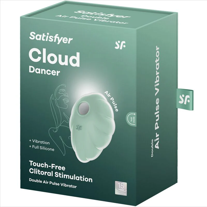 SATISFYER - VIBRADOR DE PULSO DE AR VERDE CLOUD DANCER - Image 16