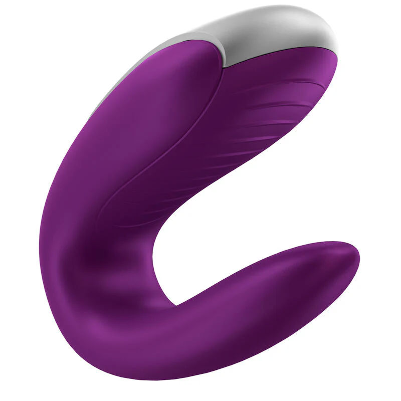 SATISFYER - VIBRADOR DOUBLE FUN PARTNER ROXO - Image 7