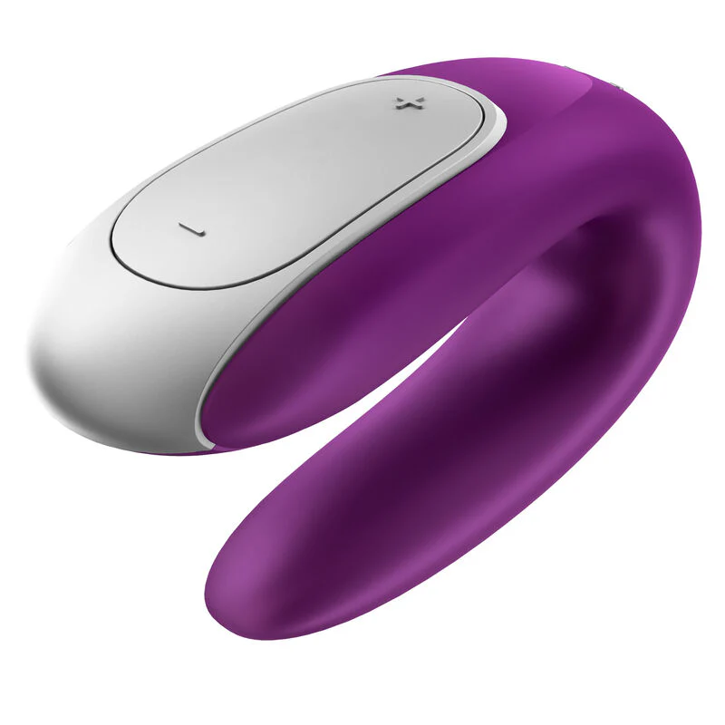 SATISFYER - VIBRADOR DOUBLE FUN PARTNER ROXO - Image 9