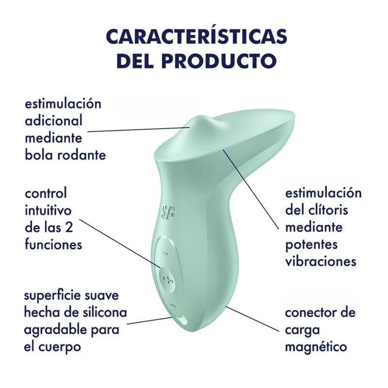 SATISFYER - VIBRADOR EXCITERRR LAY-ON CLITÓRIS MENTA - Image 4