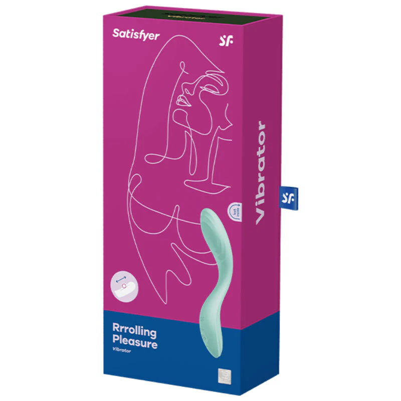 SATISFYER - VIBRADOR RRROLLING PLEASURE GSPOT VERDE - Image 15