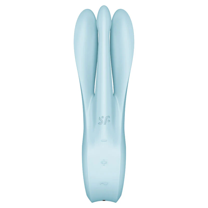 SATISFYER - VIBRADOR THREESOME 1 AZUL - Image 13