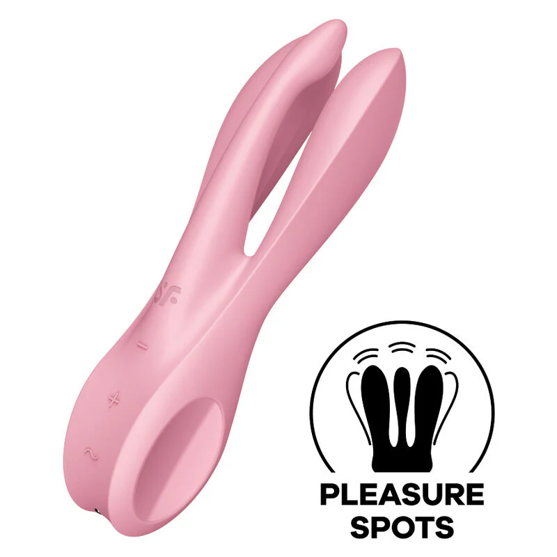 SATISFYER - VIBRADOR THREESOME 1 AZUL - Image 17