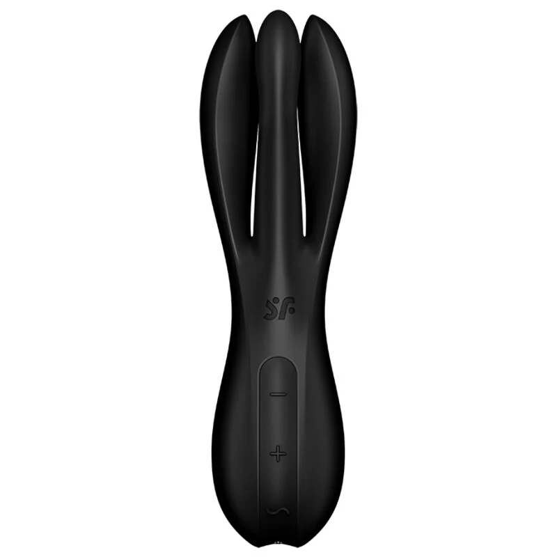 SATISFYER - VIBRADOR THREESOME 2 PRETO - Image 2