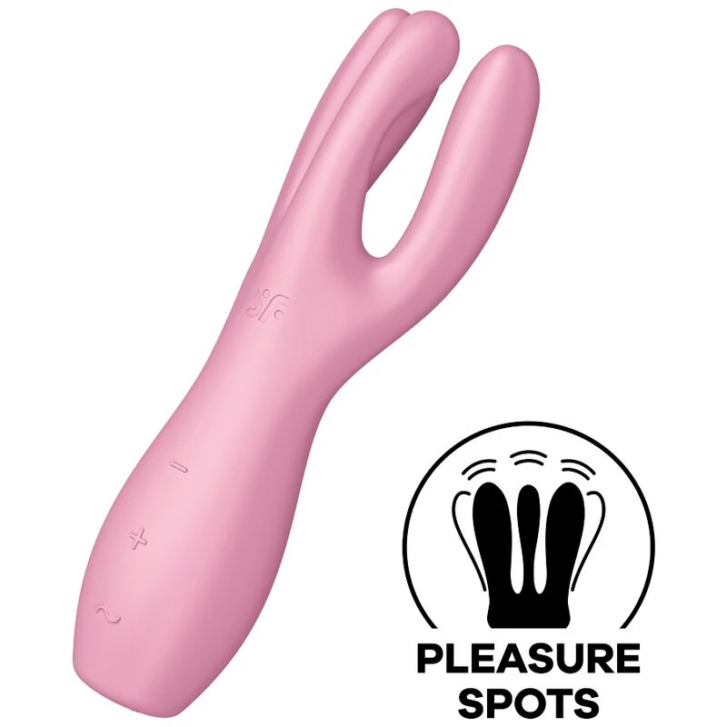 SATISFYER - VIBRADOR THREESOME 3 ROSA - Image 4