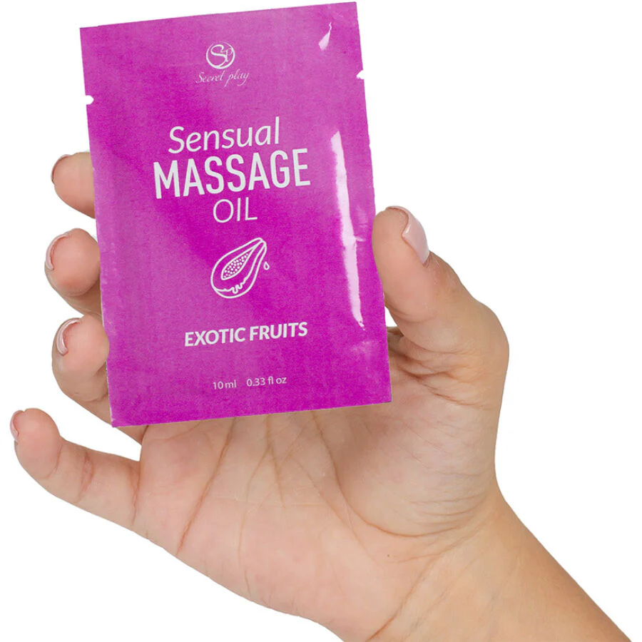 SECRETPLAY - ÓLEO DE MASSAGEM DE FRUTAS EXÓTICAS EM DOSE ÚNICA 10 ML - Image 2