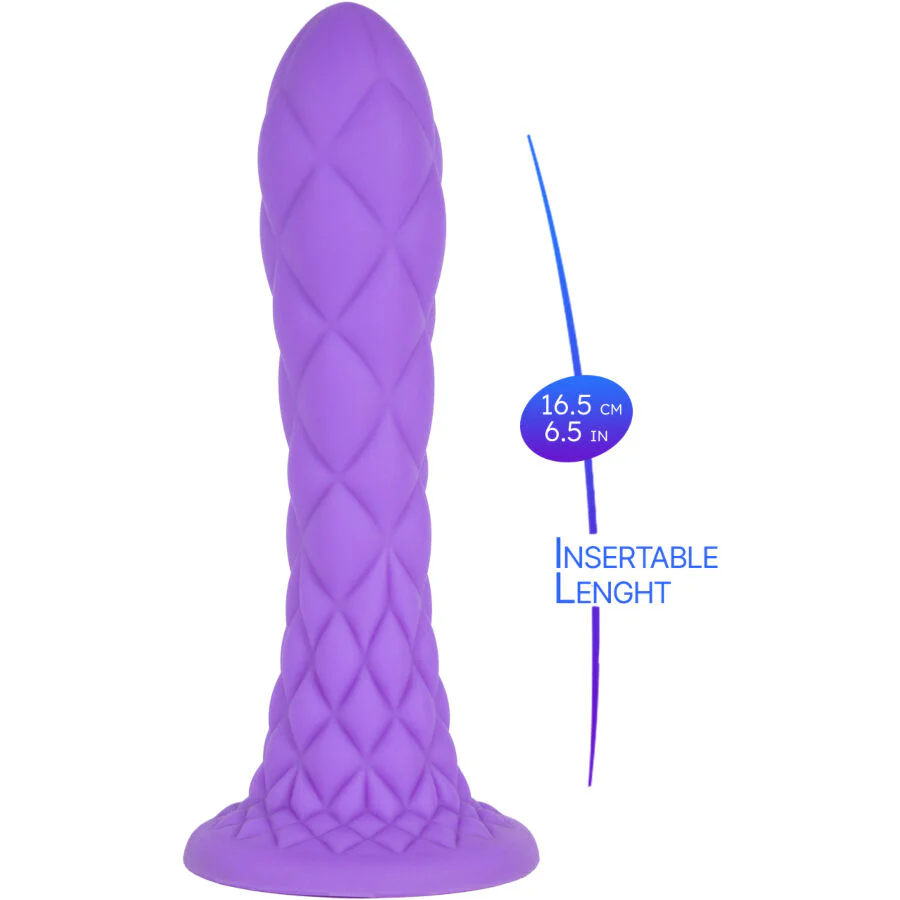 SILEXD - DREAMY DILDO FANTASY SILICONE LÍQUIDO TERMORATIVO VIOLETA 18,5 CM - Image 10