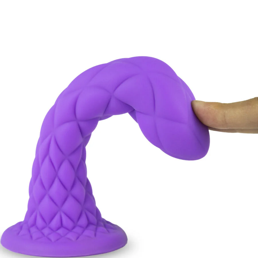 SILEXD - DREAMY DILDO FANTASY SILICONE LÍQUIDO TERMORATIVO VIOLETA 18,5 CM - Image 6