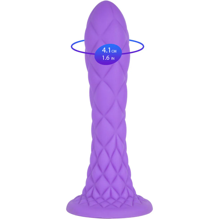 SILEXD - DREAMY DILDO FANTASY SILICONE LÍQUIDO TERMORATIVO VIOLETA 18,5 CM - Image 9