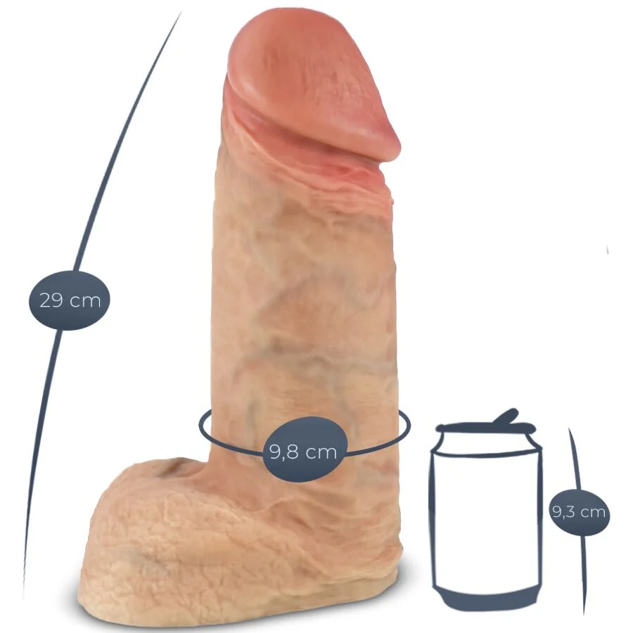SILEXD - MODELO 1 PÊNIS REALISTA DE SILICONE XTREME PREMIUM 28 CM - Image 6