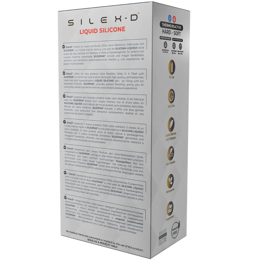 SILEXD - MODELO DE PÊNIS REALISTA 8 SILICONE LÍQUIDO 20,6 CM - Image 7