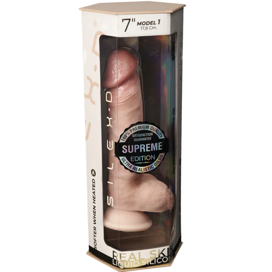 SILEXD - PÊNIS REALÍSTICO DE SILICONE TERMORATIVO PREMIUM 17,8 CM - Image 7