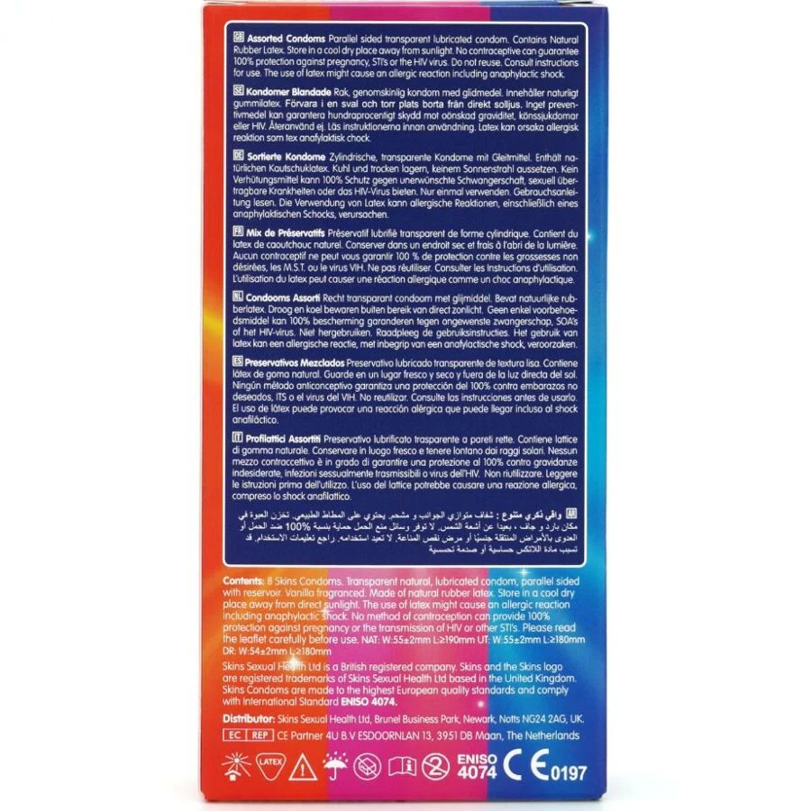 SKINS - PACOTE COM 8 PRESERVATIVOS PREMIUM VARIADOS - Image 4
