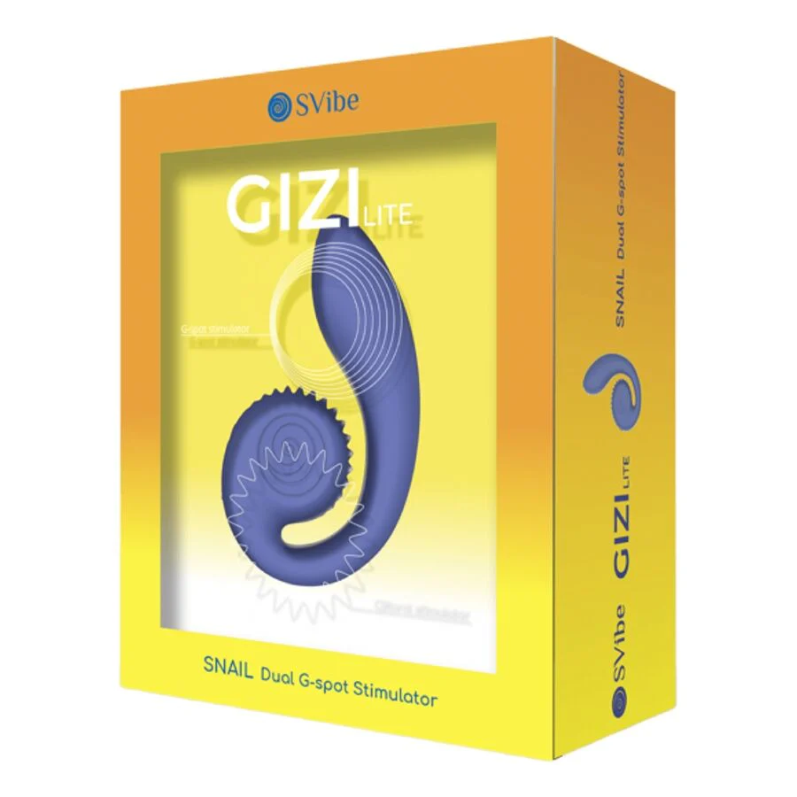 SNAIL VIBE - GIZI LITE VIBRADOR DUPLO ROXO PARA PONTO G E CLITOR - Image 4