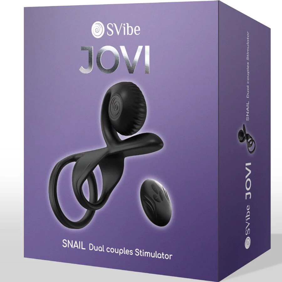 SNAIL VIBE - JOVI COUPLES RING CONTROLE REMOTO PRETO - Image 8