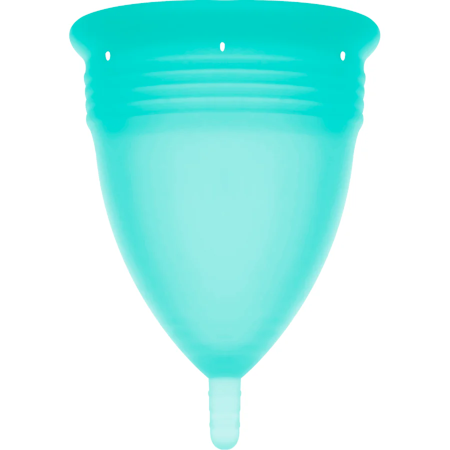 STERCUP - COPO MENSTRUAL DE SILICONE FDA AQUAMARINE - TAMANHO S - Image 3