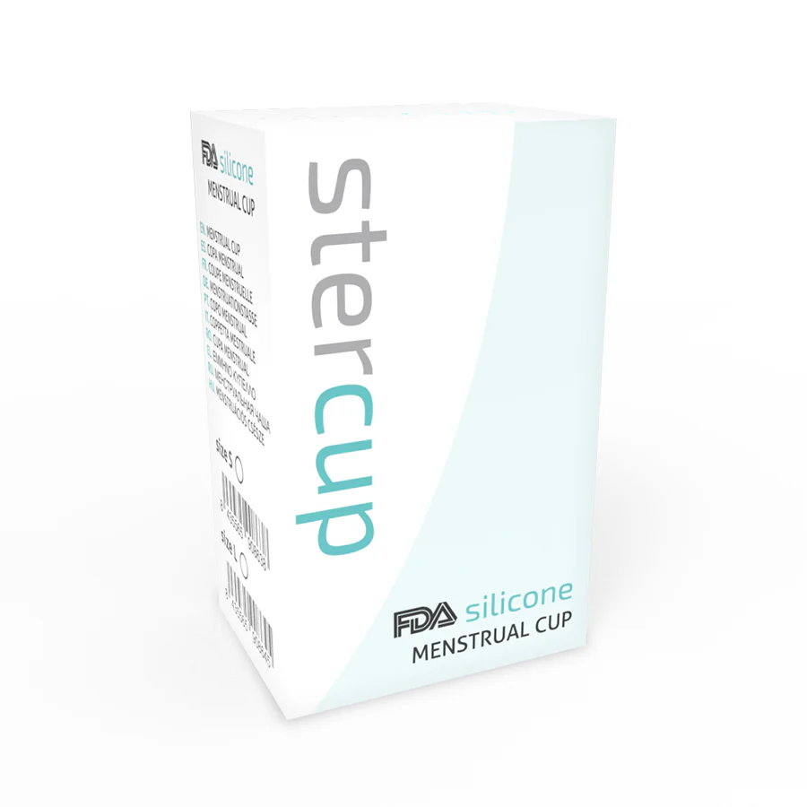 STERCUP - COPO MENSTRUAL DE SILICONE FDA AQUAMARINE - TAMANHO S - Image 4