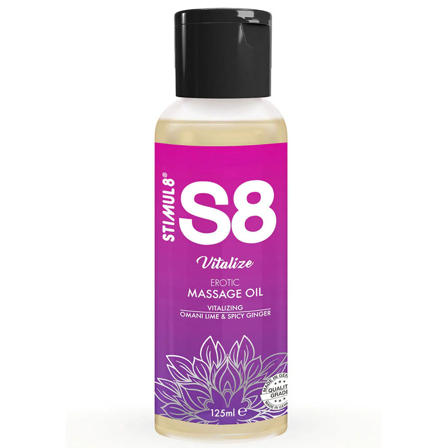 STIMUL8 - S8 ÓLEO DE MASSAGEM DE LIMÃO VITALIZE 125 ML