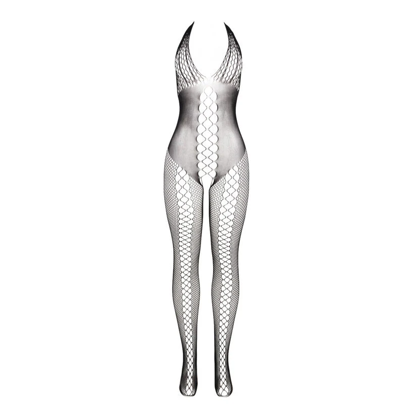 SUBBLIME - 951832 BODYSTOCKING COM COSTAS ABERTAS E DETALHES CRUZADOS PRETO TAMANHO ÚNICO - Image 6
