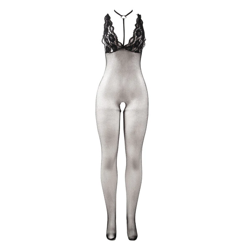 SUBBLIME - 951993 BODYSTOCKING SEM COSTAS DE REDE TRANSPARENTE PRETO TAMANHO ÚNICO - Image 5