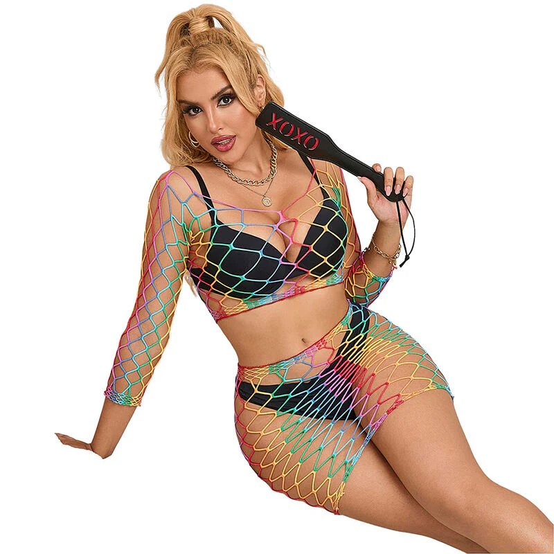 SUBBLIME - 952440 2 PEAS FISHNET CONJUNTO MANGA COMPRIDA ARCO-ÍRIS TAMANHO ÚNICO - Image 4