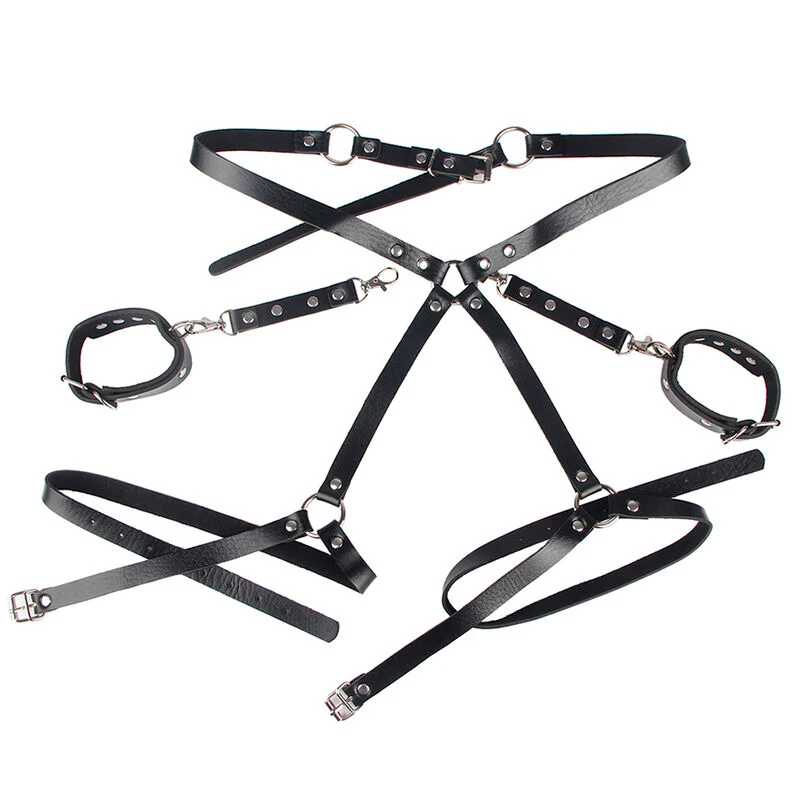 SUBBLIME - 953690 ALGEMAS COM CINTO DE BONDAGE PRETO TAMANHO ÚNICO - Image 4