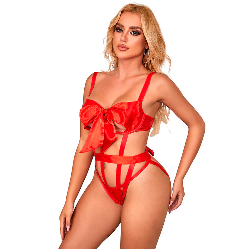 SUBBLIME - 954468 BODY SEXY CALADO CON LAZO ROJO S/M - Image 27