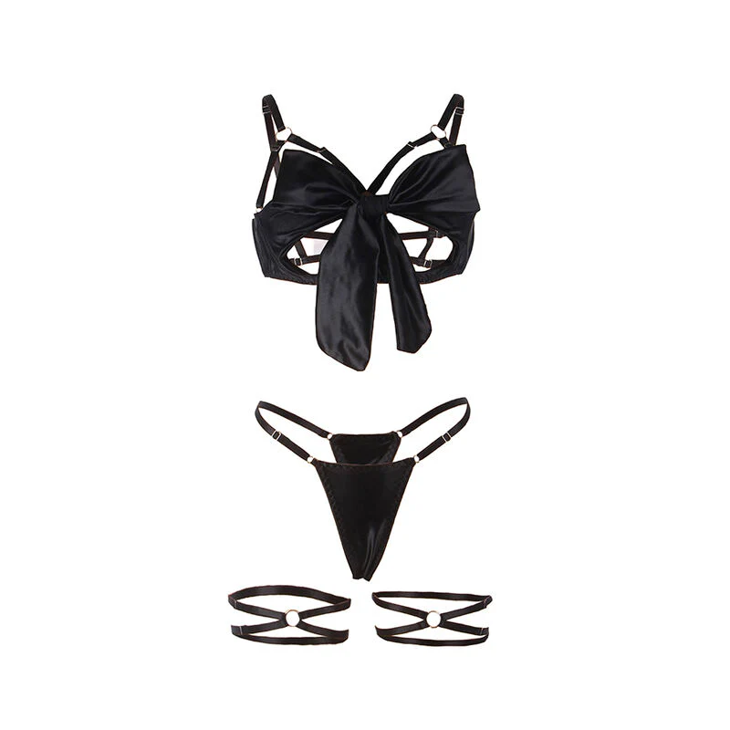 SUBBLIME - 955205 CONJUNTO DE SUTIÃ COM LAÇO PRETO AJUSTÁVEL L/XL - Image 8