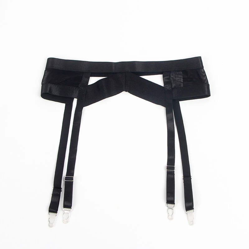 SUBBLIME - 955243 SUTIÃ BONDAGE PRETO COM CONJUNTO DE LIGA L/XL - Image 8