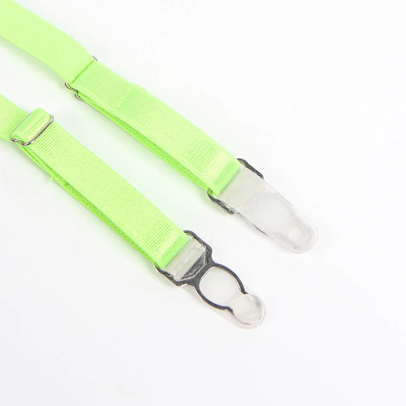 SUBBLIME - 955328 CONJUNTO DE SUTIÃ COM RENDA E LINHAS DE LIGA VERDE E AZUL L/XL - Image 12