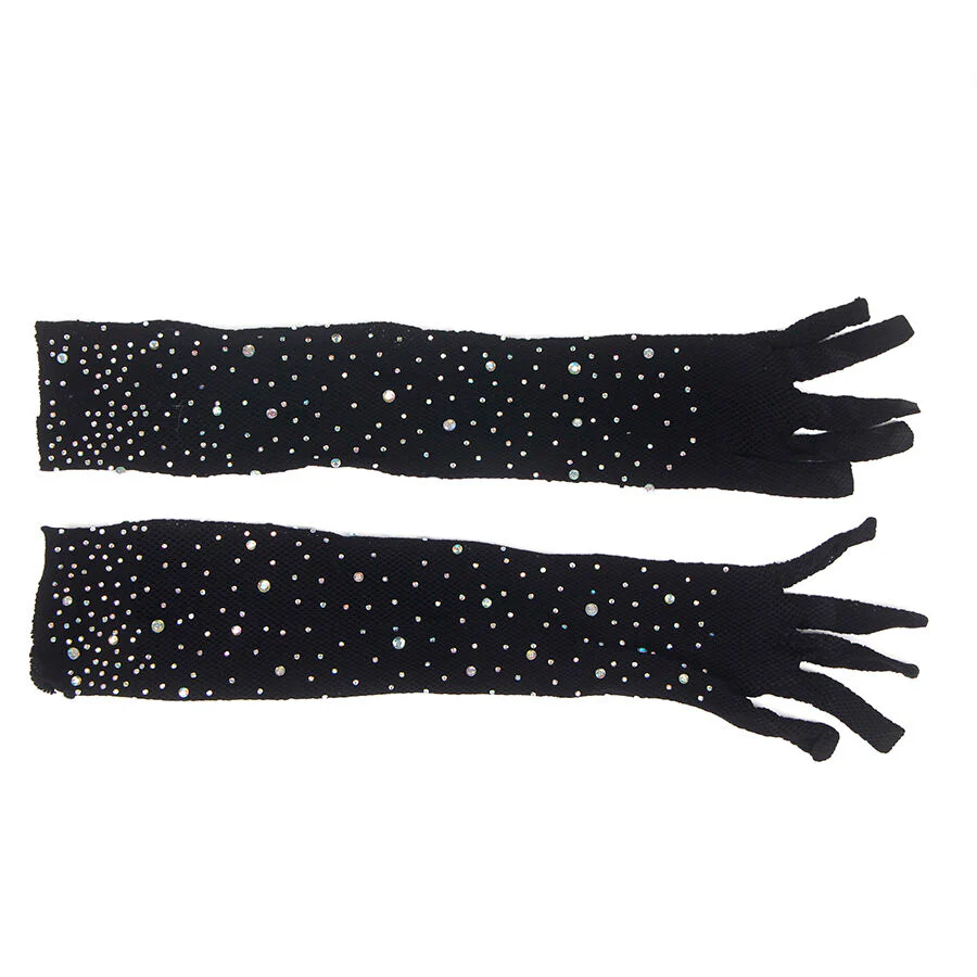 SUBBLIME - 957469 LUVAS SHINE TRANSPARENTES PRETAS S/M - Image 4