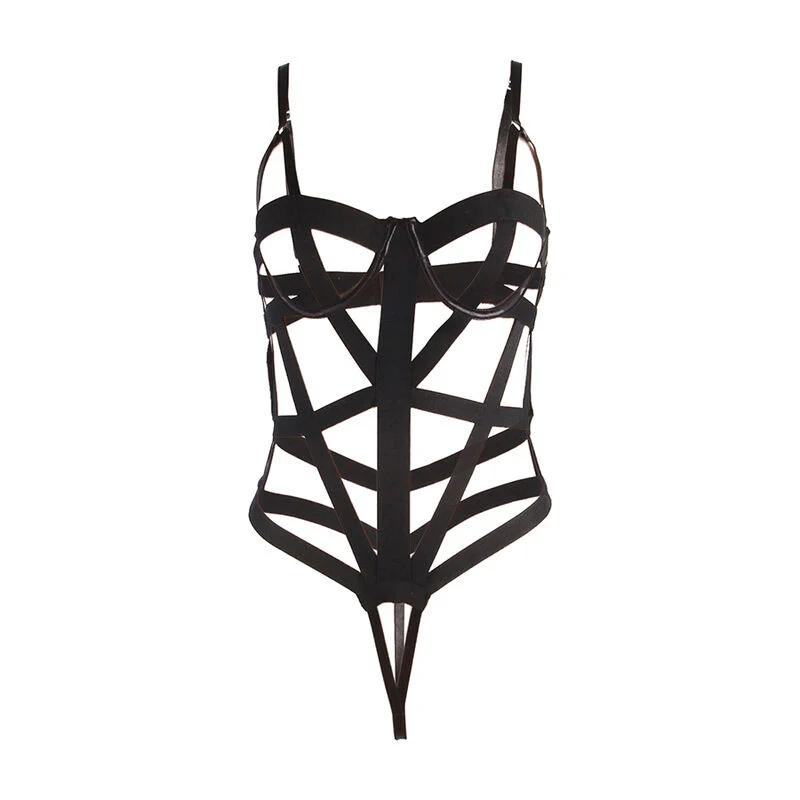 SUBBLIME - BODY SEXY CON RECORTES NEGRO S/M - Image 8
