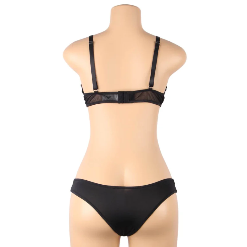 SUBBLIME - CONJUNTO DE DUAS PEÇAS DE SUTIÃ TRANSPARENTE E TIRAS S/M - Image 8