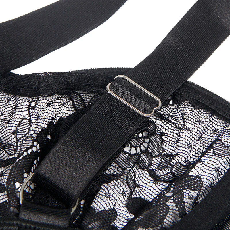 SUBBLIME - TEDDY CON LIGA DETALLE ENCAJES Y TIRAS NEGRO S/M - Image 24