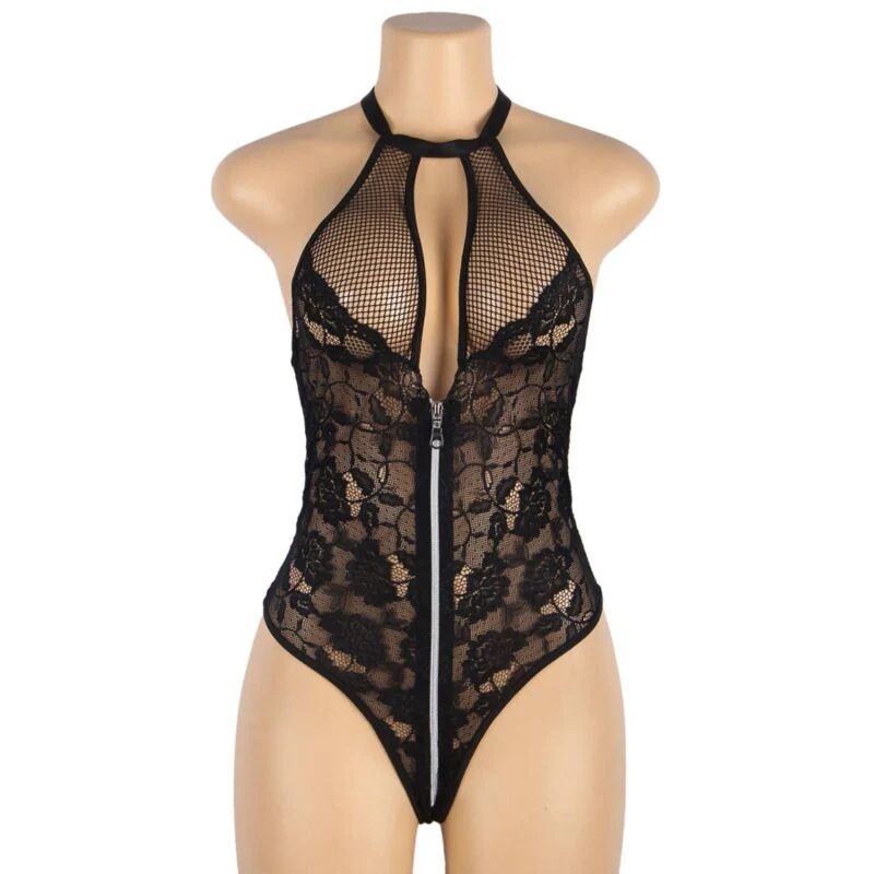 SUBBLIME - TEDDY ZÍPER DE RENDA FLORAL S/M - Image 11