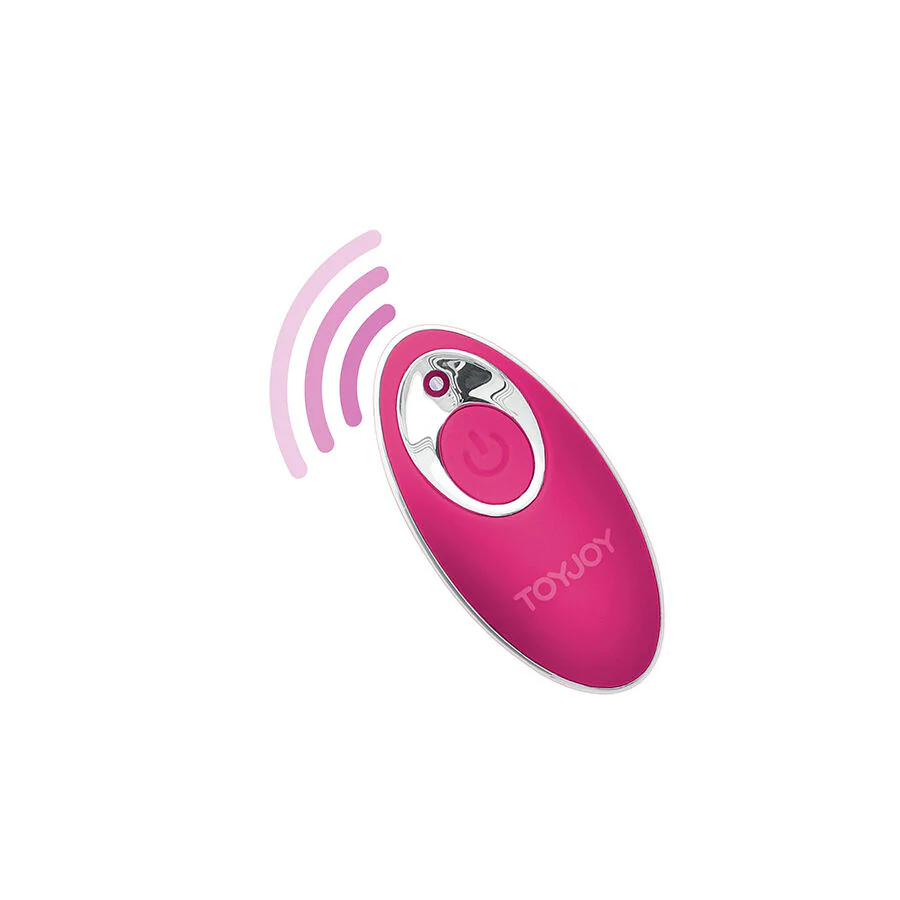 TOYJOY - FELICIDADE SUNN SIDE PARA CIMA E PARA BAIXO VIBRADOR FÚCSIA CONTROLE REMOTO - Image 4