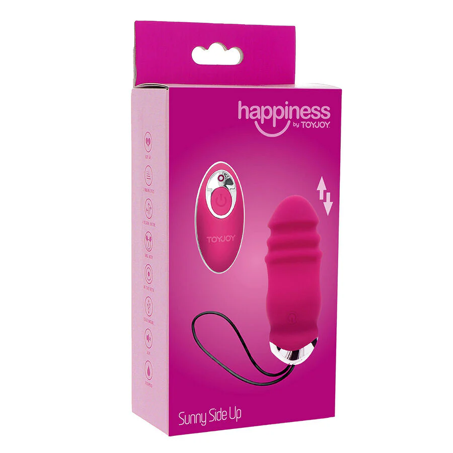 TOYJOY - FELICIDADE SUNN SIDE PARA CIMA E PARA BAIXO VIBRADOR FÚCSIA CONTROLE REMOTO - Image 7