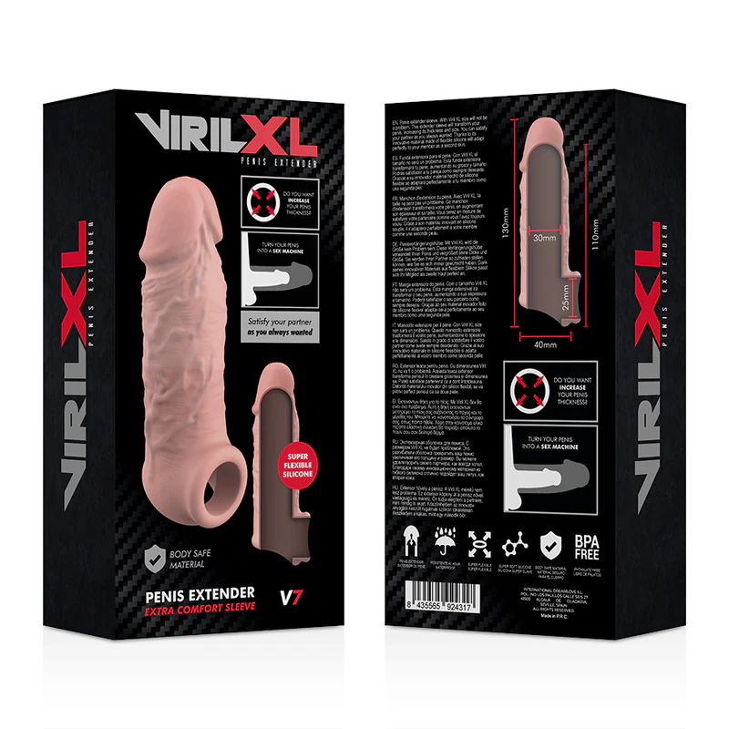 VIRILXL - EXTENSÃO DE PÊNIS NATURAL DE SILICONE LÍQUIDO V7 - Image 9