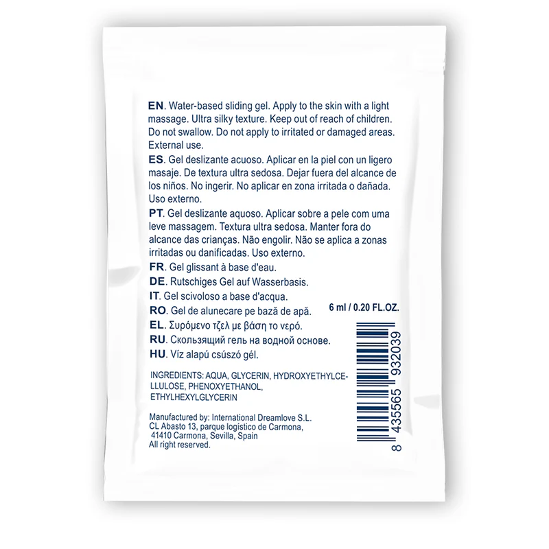 WATERFEEL - GEL DESLIZANTE NEUTRO BASE DE GUA 6 ML - Image 3