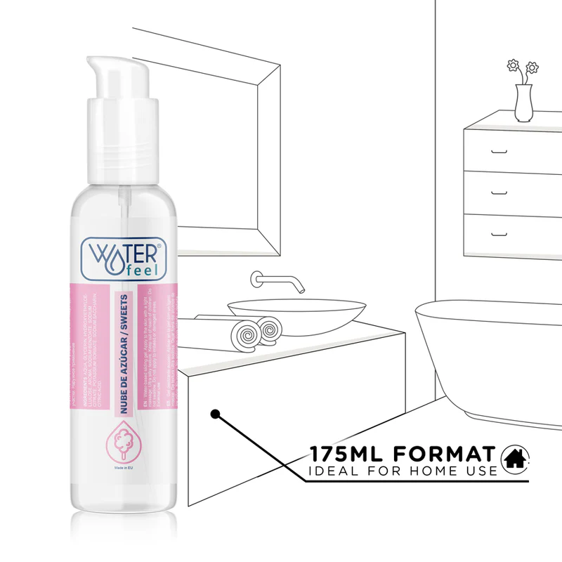 WATERFEEL - LUBRIFICANTE NUVEM DE AÇÚCAR 175 ML - Image 5