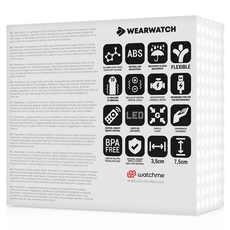 WEARWATCH - TECNOLOGIA WATCHME CONTROLE REMOTO OVO FÚCSIA / NIVEO - Image 6