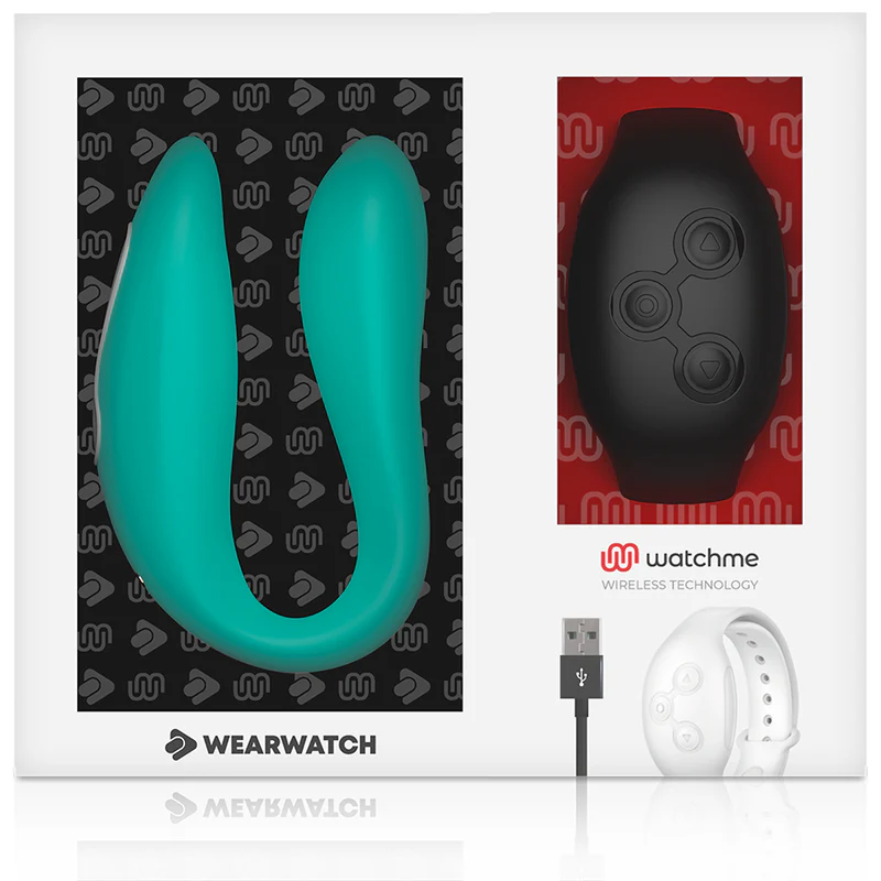 WEARWATCH - VIBRADOR DE TECNOLOGIA DUPLA WATCHME AQUAMARINE / JET - Image 5
