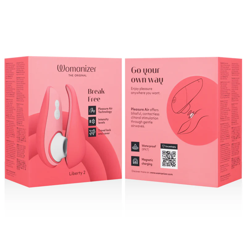 WOMANIZER - LIBERTY 2 ESTIMULADOR & SUCCIONADOR CLITORIS VERDE CLARO - Image 21